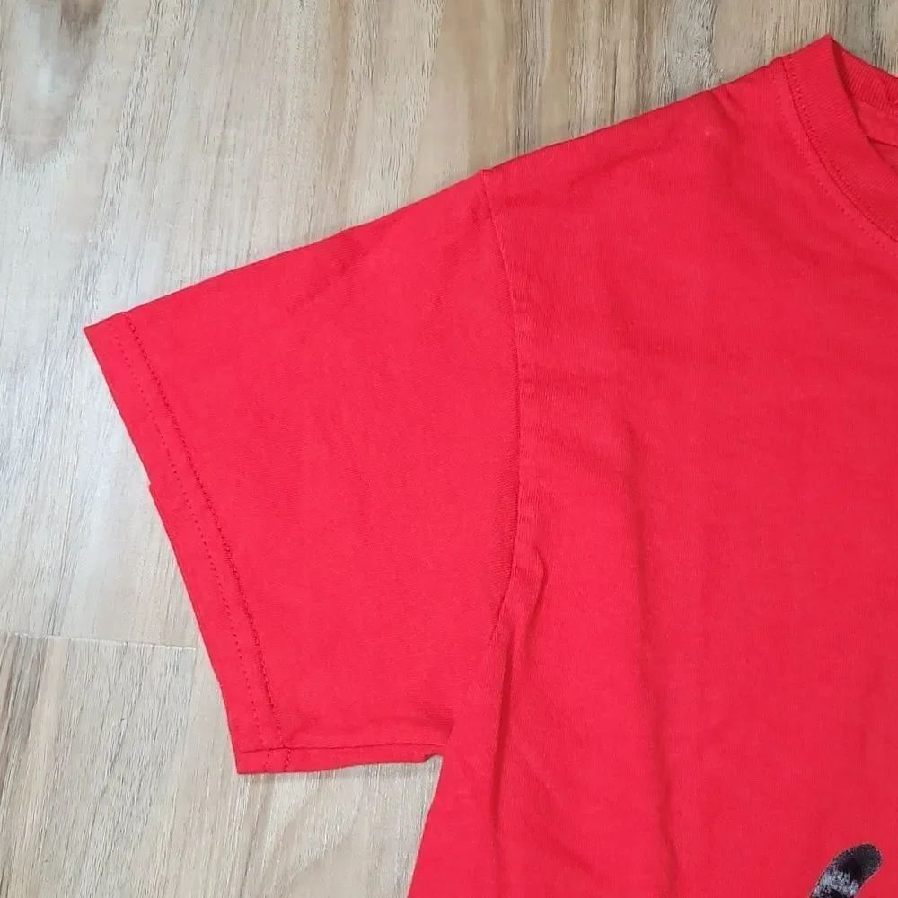 🔺️FSD Red Cat "Purrito" Short Sleeve Top Small - Picture 4 of 7